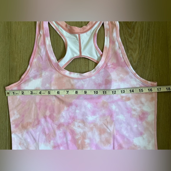 ATHLETA Nitro Tie Dye Pink Tank EUC - Picture 6 of 9